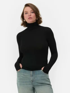 „Rita Ora“ Langarmshirt Mit Rollkragen