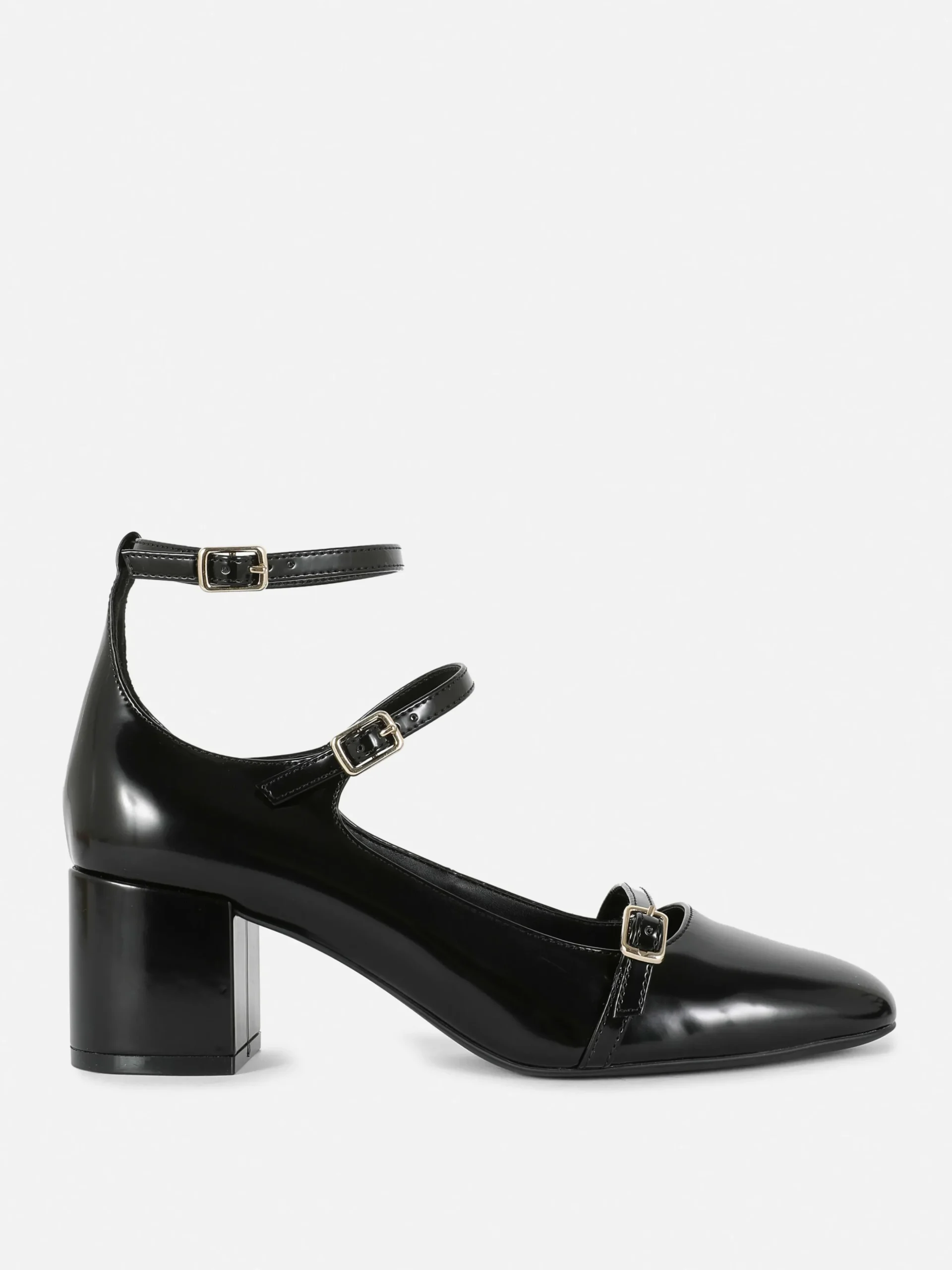 „Rita Ora“ Mary Janes Mit Absatz Und Drei Riemchen