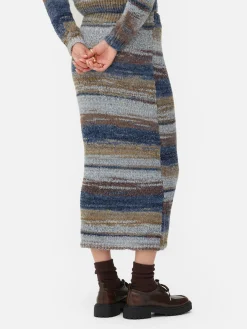 „Rita Ora“ Midirock Mit Space-Dye-Muster