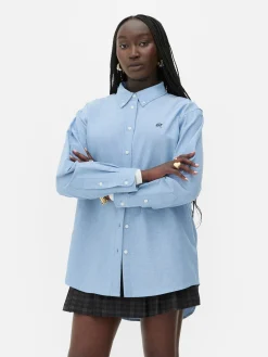 „Rita Ora“ Oxford-Hemd Mit Knopfleiste