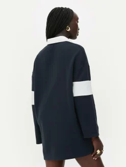 „Rita Ora“ Polo-Sweatshirt Im Oversized-Look