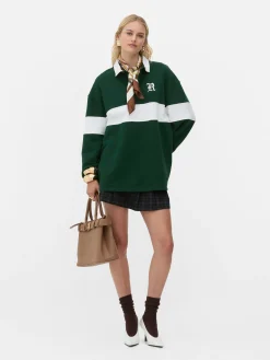 „Rita Ora“ Polo-Sweatshirt Im Oversized-Look