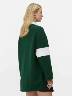 „Rita Ora“ Polo-Sweatshirt Im Oversized-Look