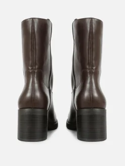 „Rita Ora“ Stiefel Mit Blockabsatz