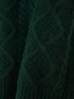 „Rita Ora“ Strickweste Mit Zopfmuster