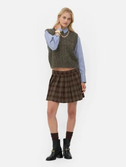 „Rita Ora“ Strickweste Mit Zopfmuster