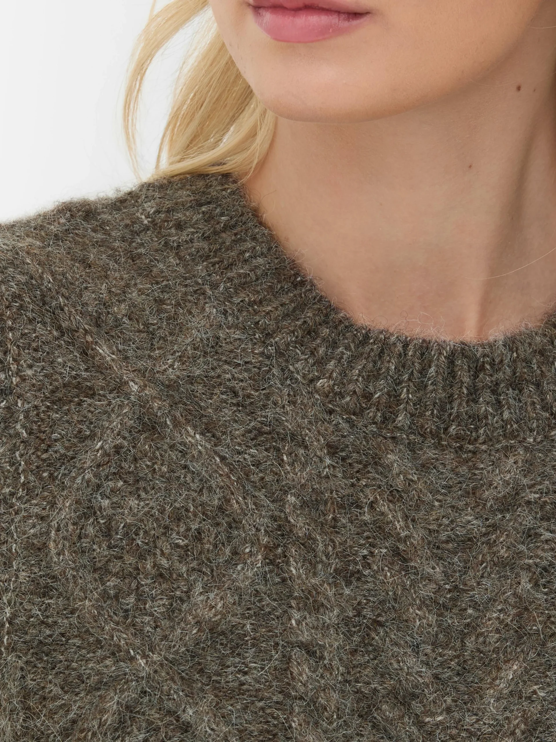 „Rita Ora“ Strickweste Mit Zopfmuster