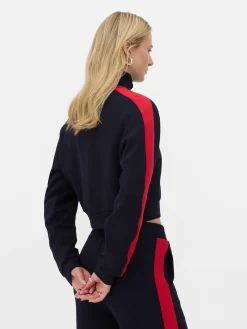 „Rita Ora“ Sweatshirt Mit Trichterkragen Und Reißverschluss