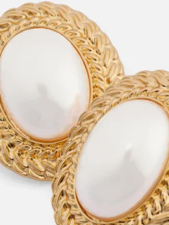 „Rita Ora“ XL-Ohrstecker Mit Kunstperlen