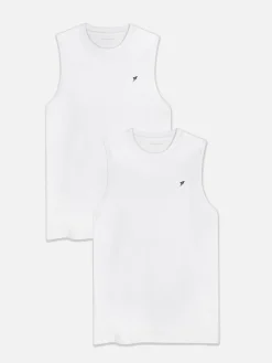 Ärmellose Sport-Tanktops, 2er-Pack
