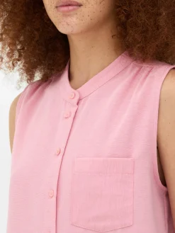 Ärmellose Tunika-Bluse