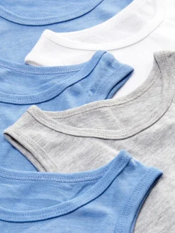 Ärmellose Unterhemden, 5er-Pack