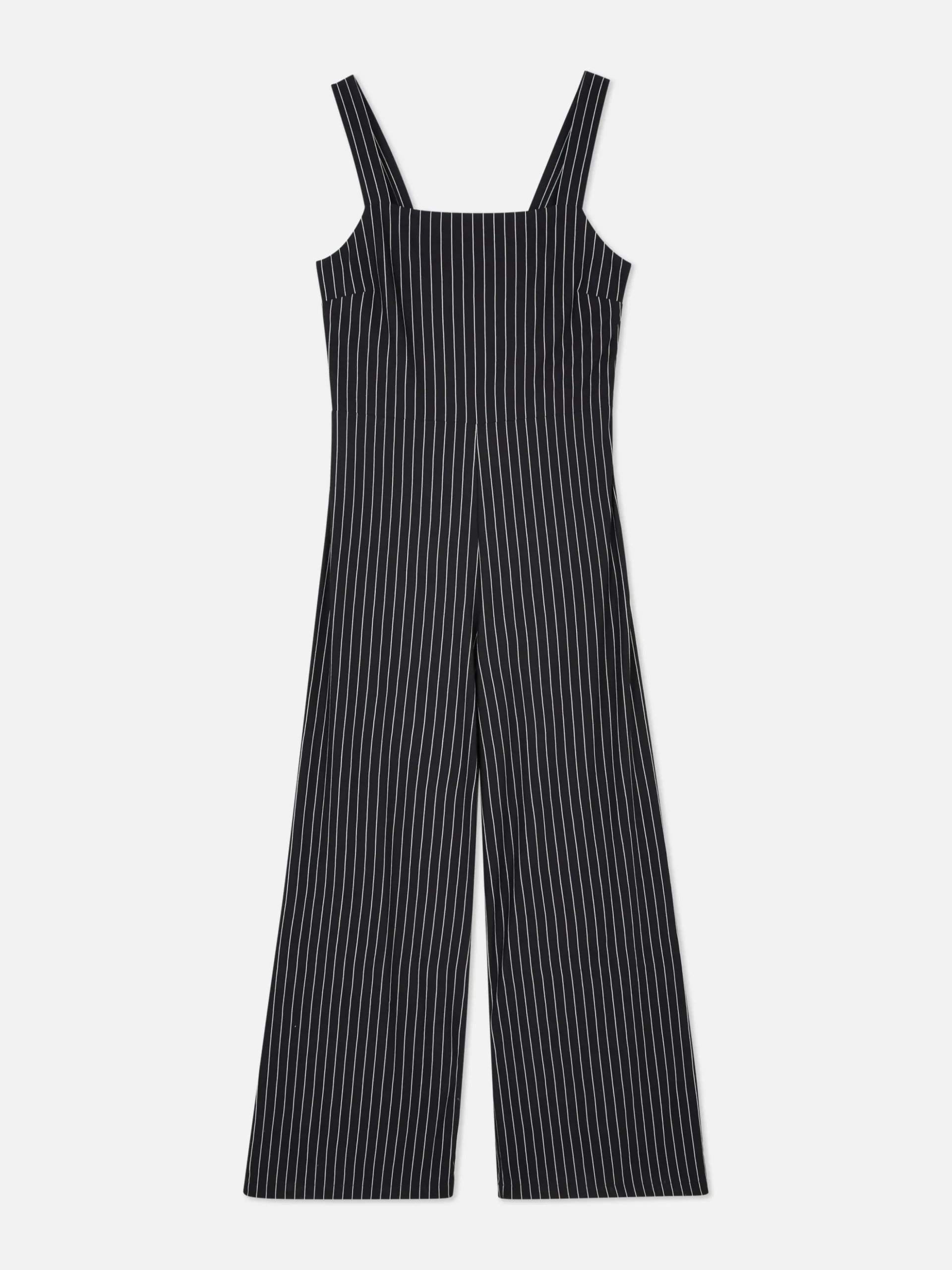 Ärmelloser Jumpsuit Mit Streifen