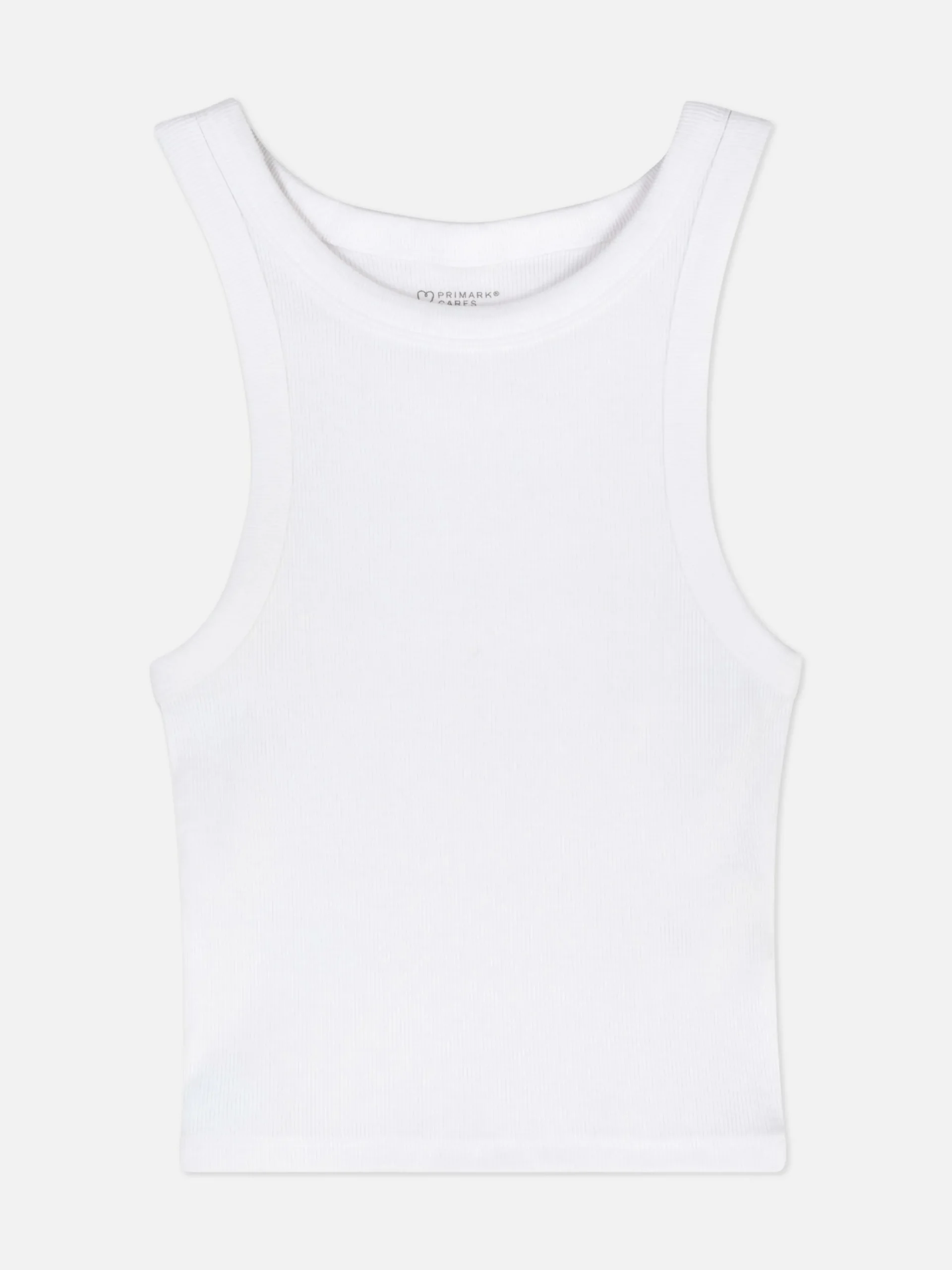 Ärmelloses, Geripptes Racerback-Top