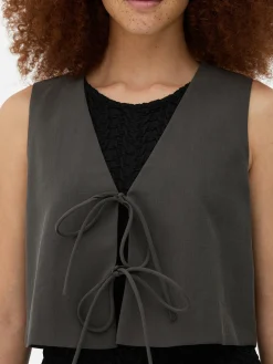 Ärmelloses Top Zum Binden