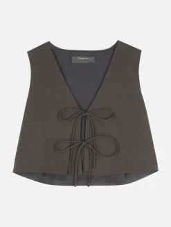 Ärmelloses Top Zum Binden