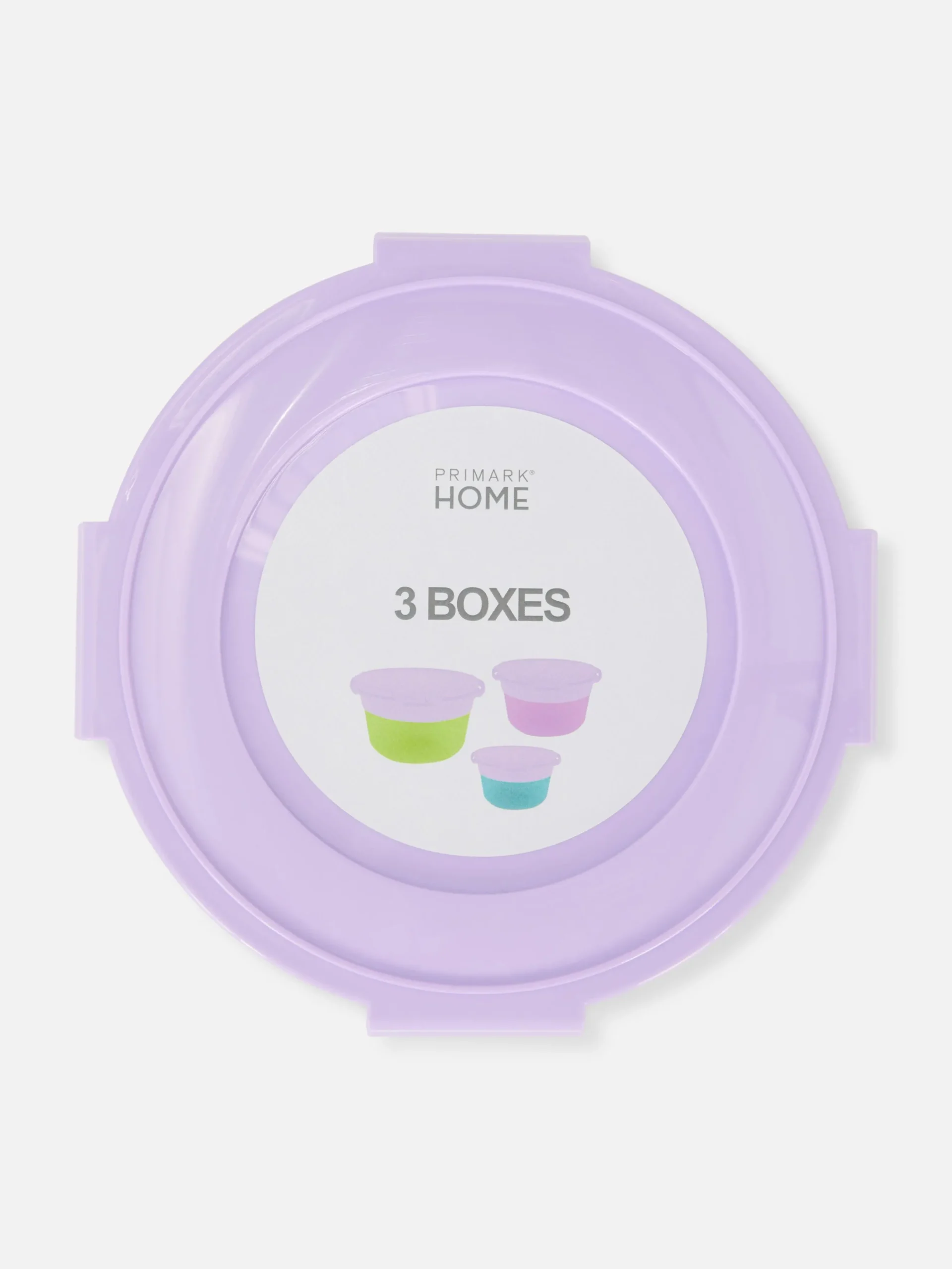 Runde Snack-Dosen, 3er-Pack