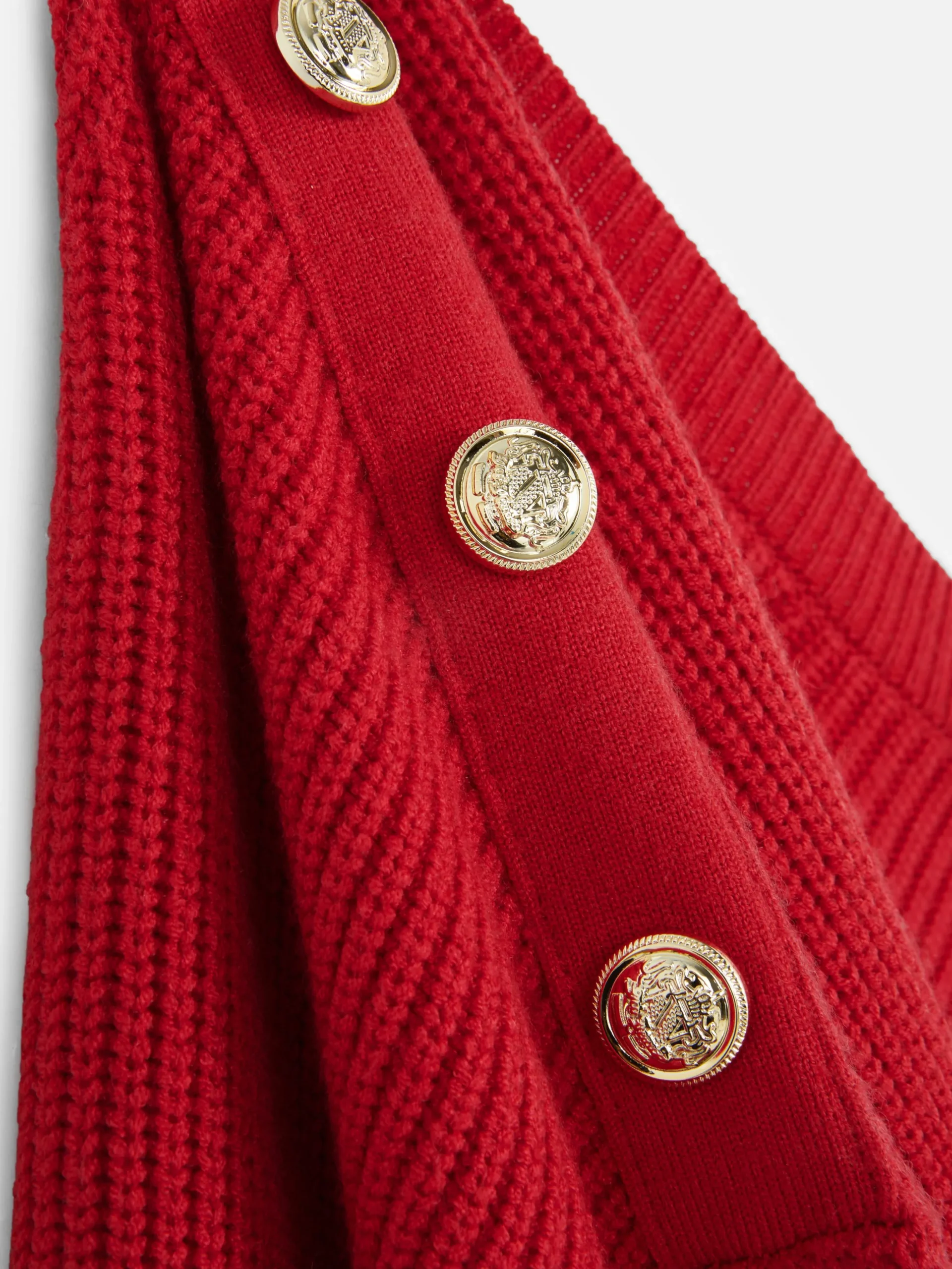 Rundhalspullover Mit Knopfdetail