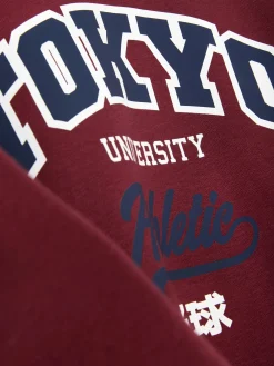 Rundhals-Sweatshirt Mit Grafik