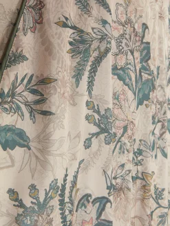 Satin-Schlafanzughose Mit Blumenmuster