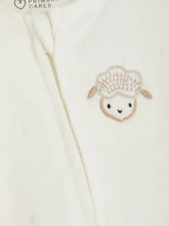 Schlafanzug Aus Velours Mit Schafmotiv