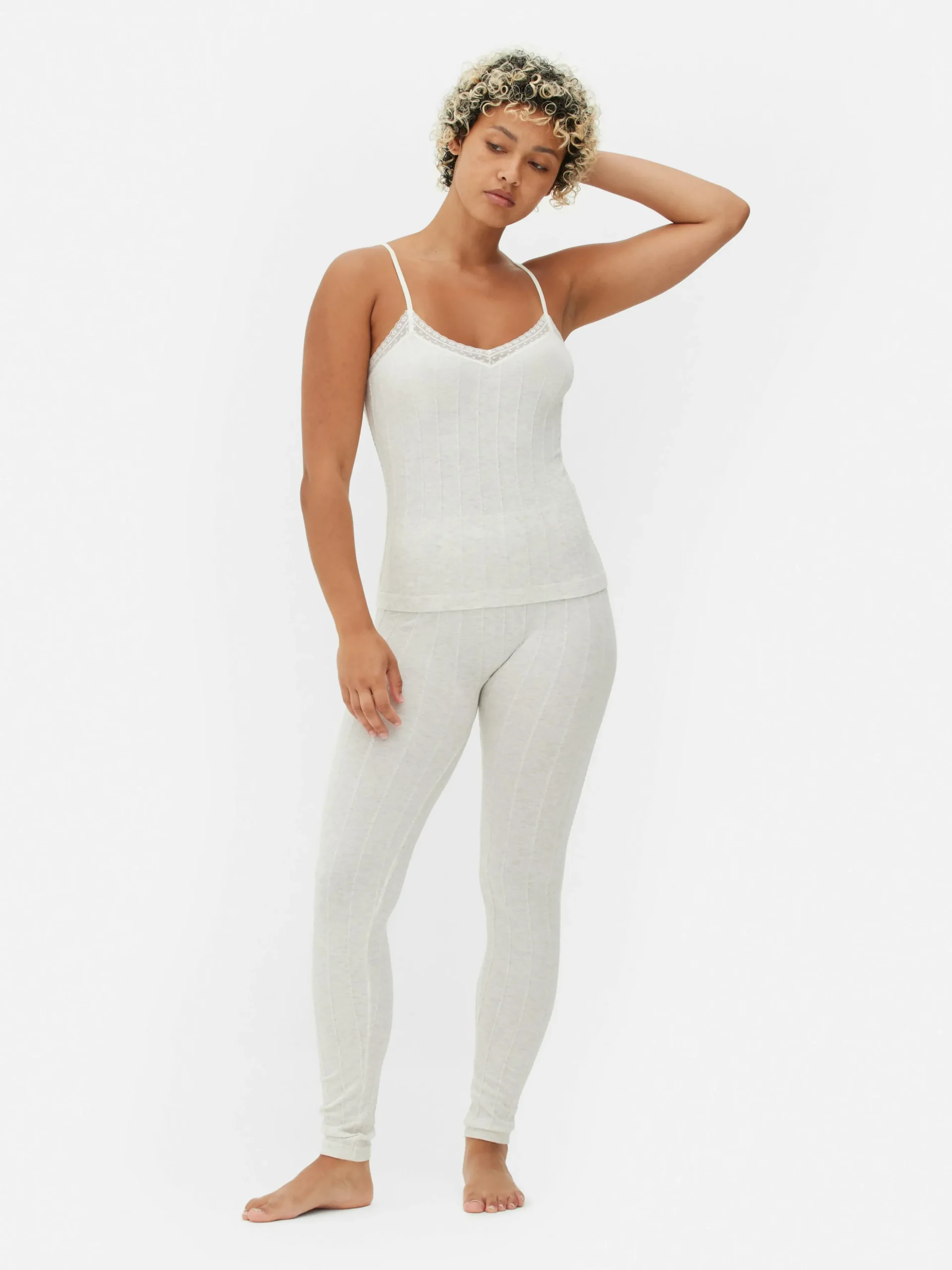 Schlafanzug Mit Trägertop Und Leggings