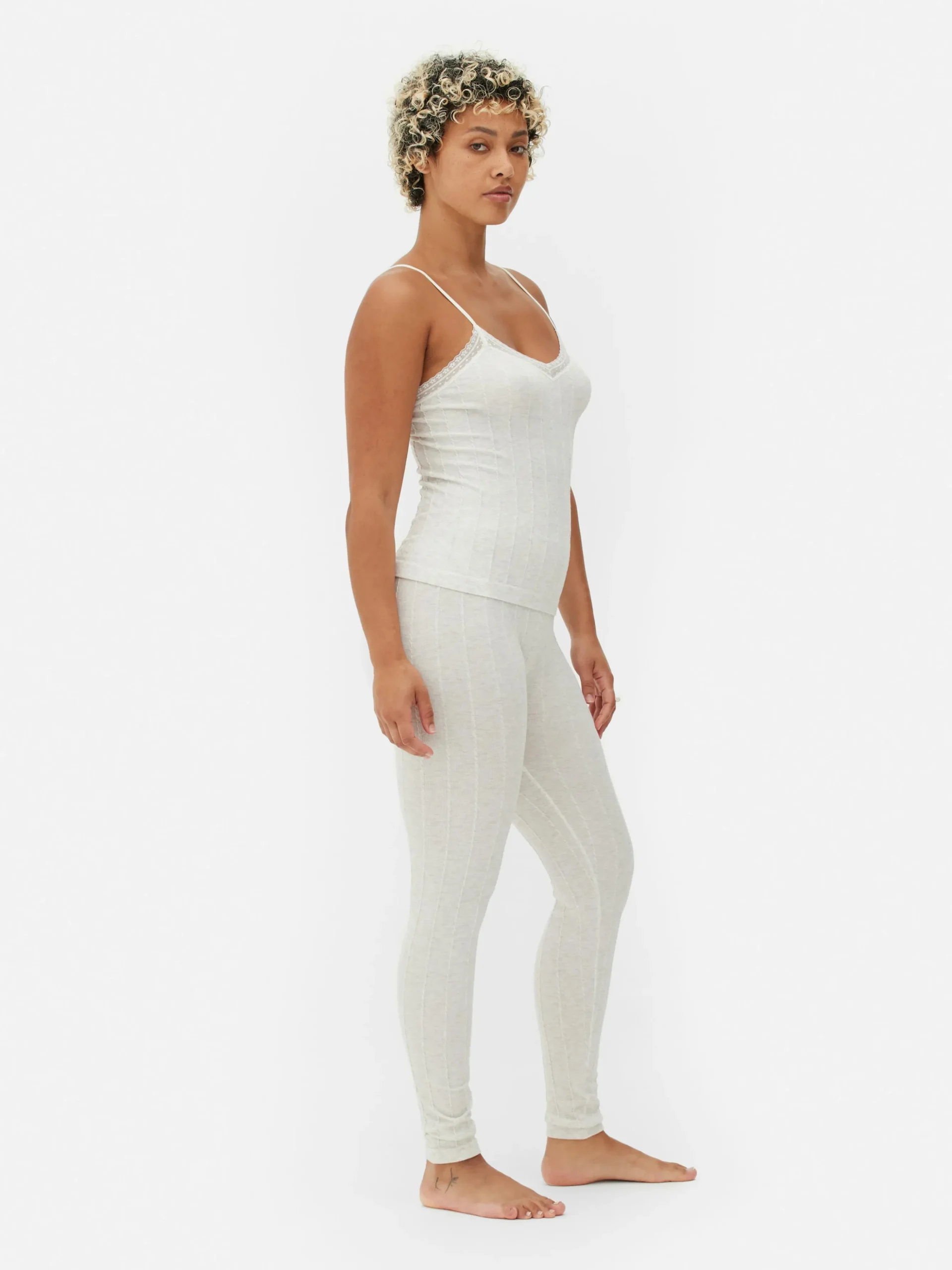 Schlafanzug Mit Trägertop Und Leggings