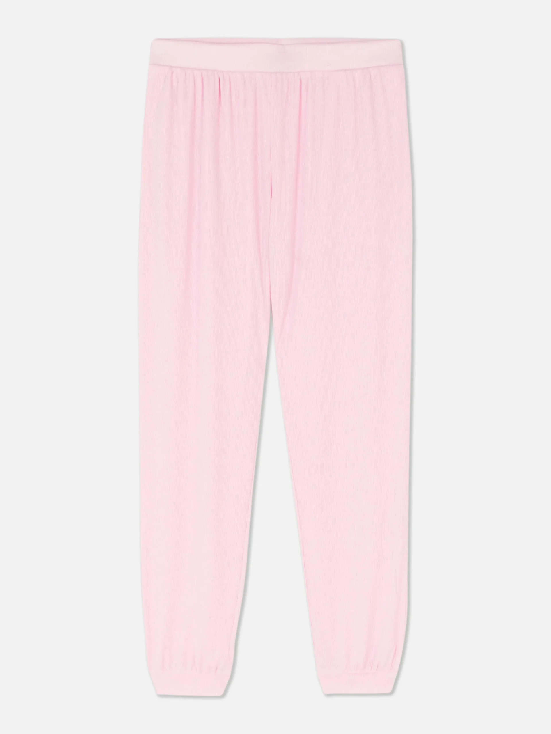 Schlafanzughose Mit Gerippten Bündchen