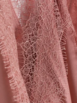 Schlafanzug-Trägertop Mit Spitzenbesatz