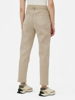 Schmal Geschnittene Jeans Mit Geradem Bein