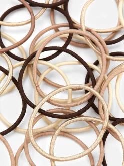 Schmale Haargummis, 60er-Pack