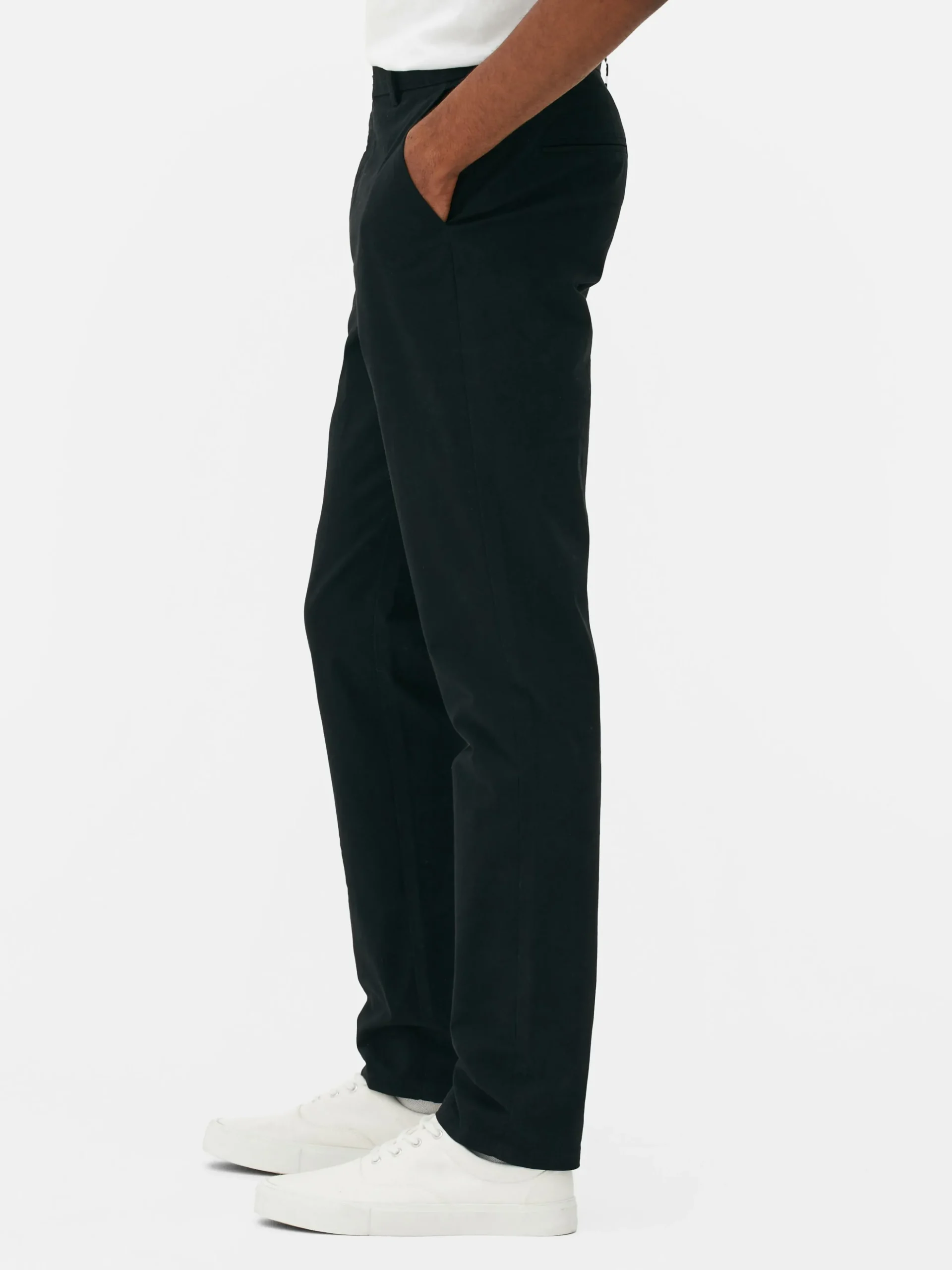 Schmale Stretch-Chinohose