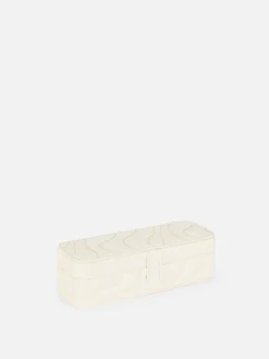 Schmuckkästchen Mit Gewelltem Steppmuster