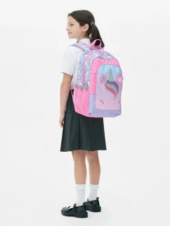 Schulrucksack Mit 3D-Einhorn-Design