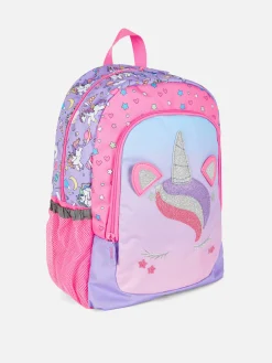 Schulrucksack Mit 3D-Einhorn-Design