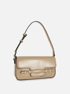 Schultertasche Mit Zierschnallen