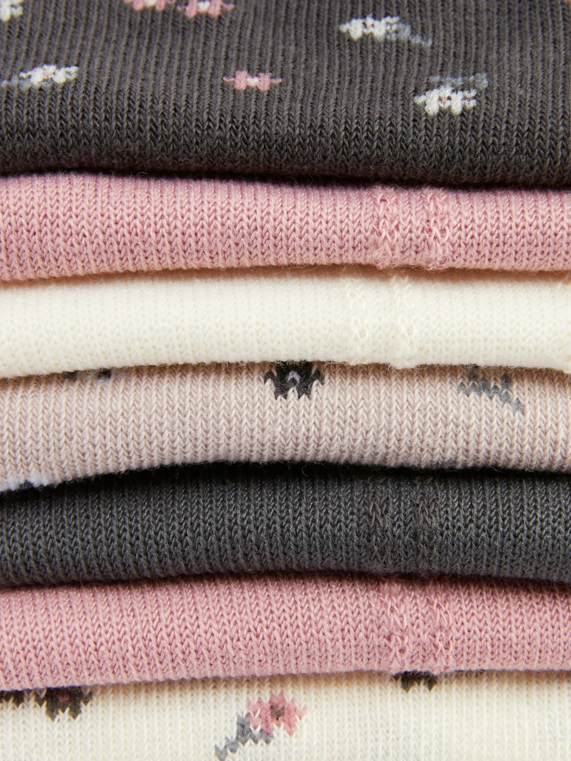 Söckchen Mit Verschiedenen Mustern, 7er-Pack