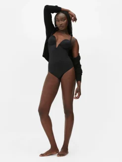 Shapewear-Body Mit Körbchen Und Tiefem Ausschnitt