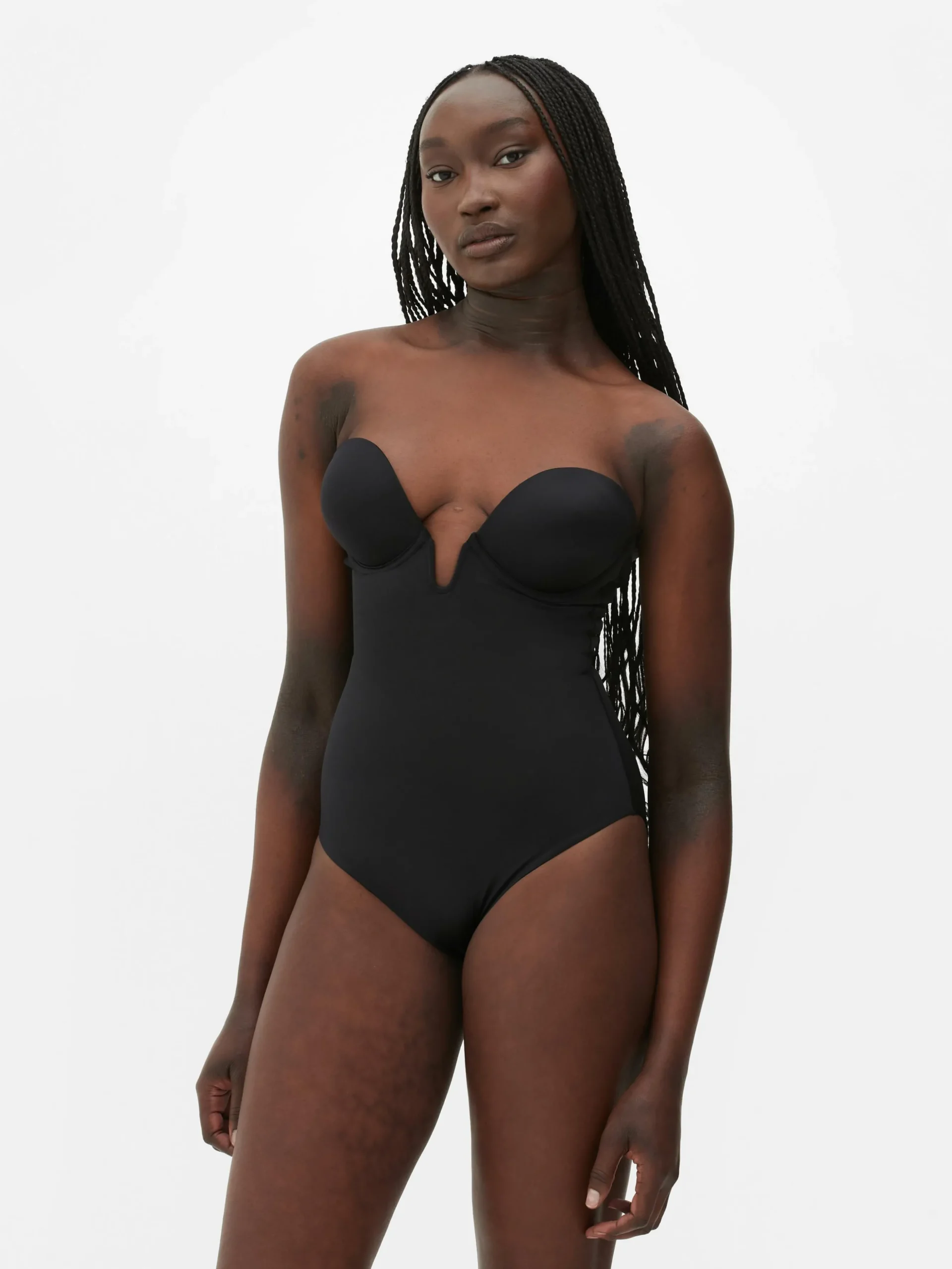 Shapewear-Body Mit Körbchen Und Tiefem Ausschnitt