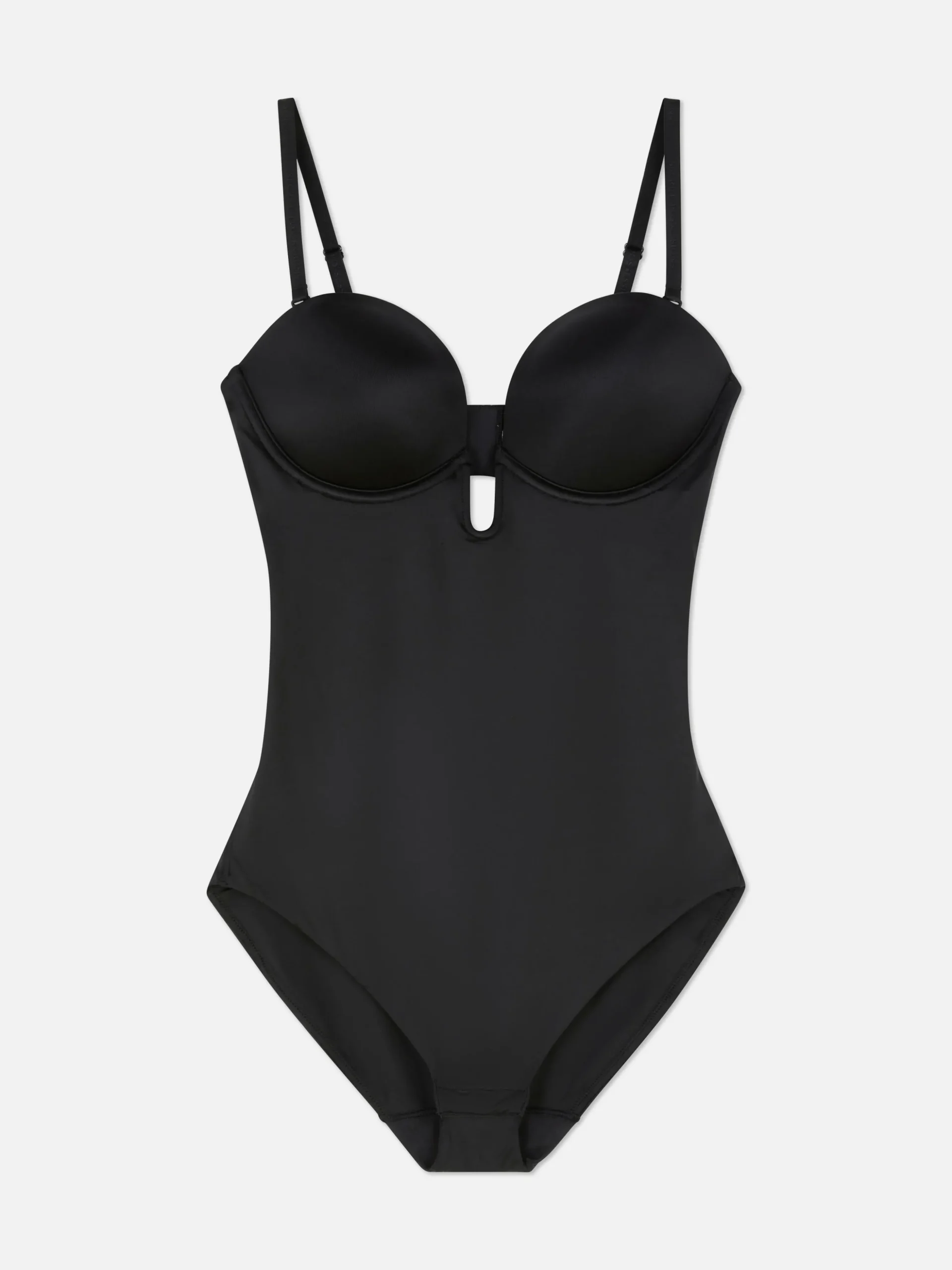 Shapewear-Body Mit Körbchen Und Tiefem Ausschnitt