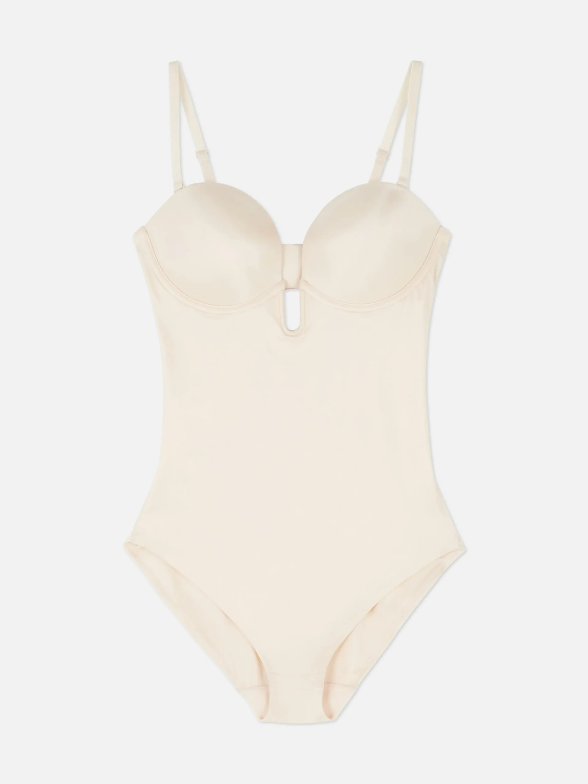 Shapewear-Body Mit Körbchen Und Tiefem Ausschnitt