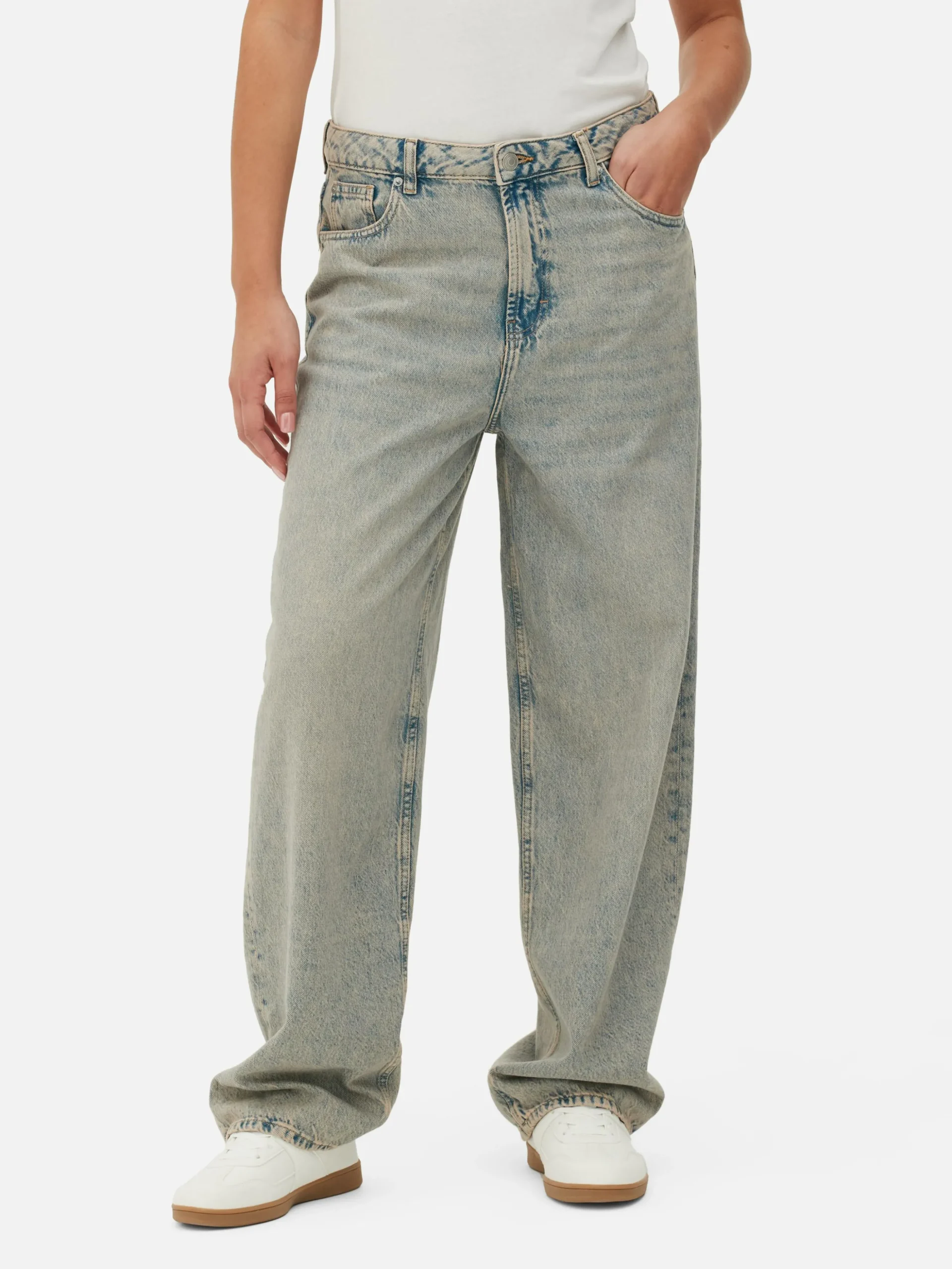 Skater-Jeans Im Used-Look