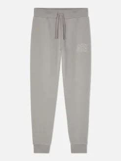 Skinny-Fit-Jogginghose Mit Grafik