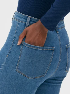 Skinny-Jeans Mit Mittelhohem Bund