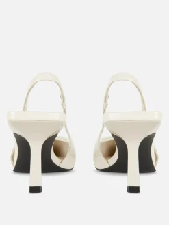 Slingback-Pumps Mit Kitten-Heel