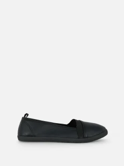 Slip-On-Schuhe Aus Kunstleder