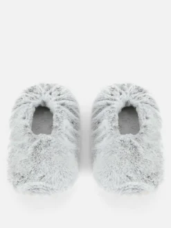 Slipper Aus Kunstpelz