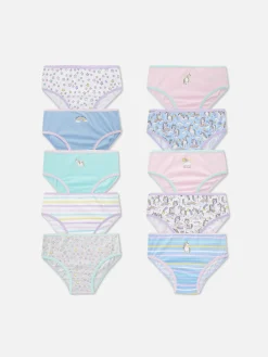 Slips Mit Einhorn-Grafik, 10er-Pack