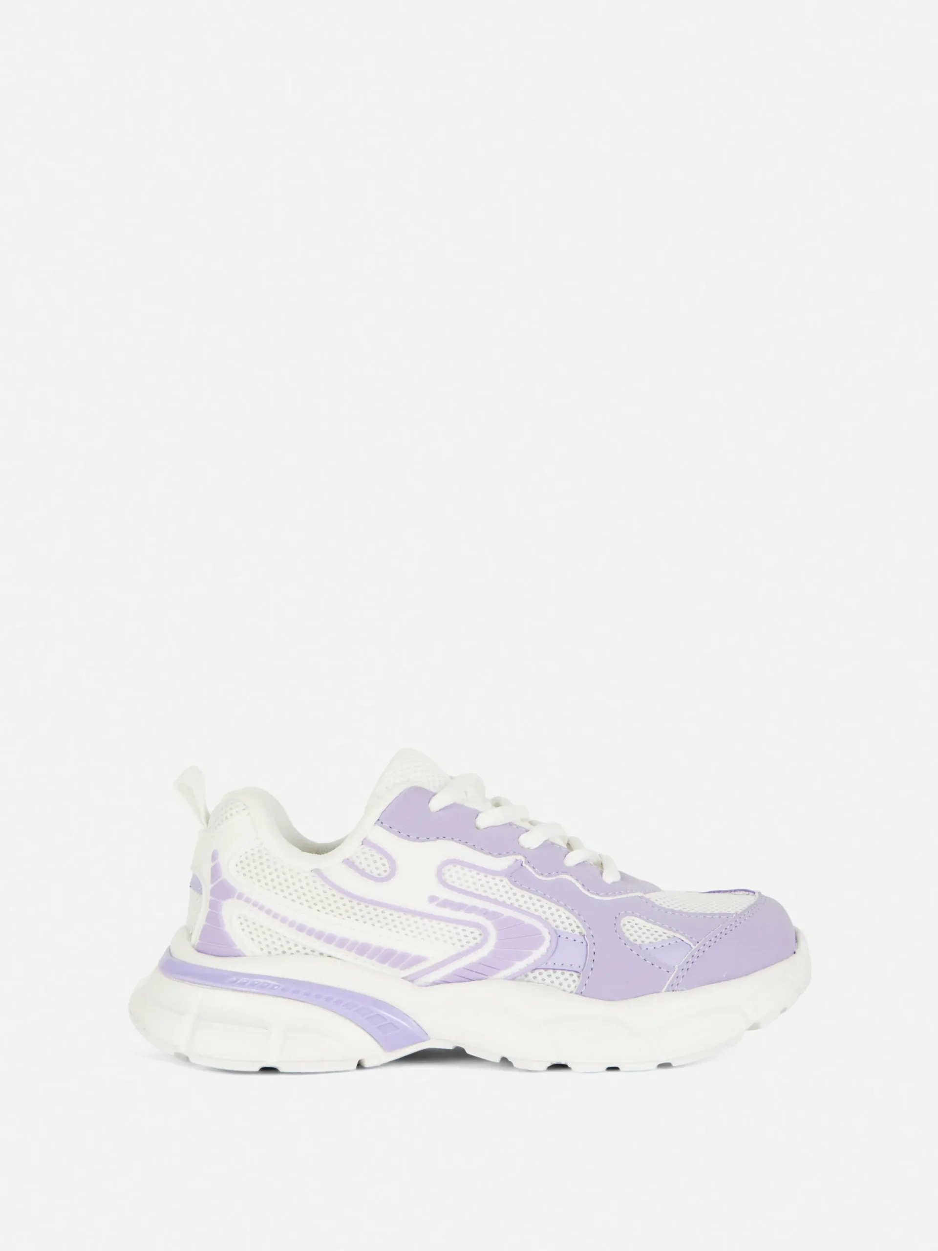 Sneaker Mit Breiter Sohle Und Einsätzen