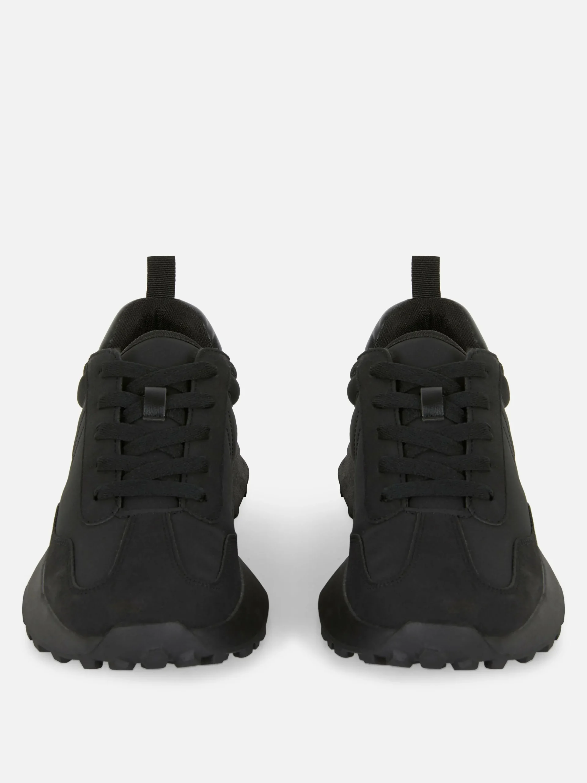 Sneaker Mit Dicker Sohle In Blockfarben